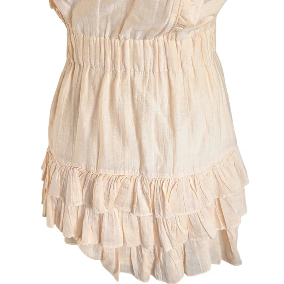 LoveShackFancy Ivoire Ruffle Mini Dress XS - Picture 9 of 11